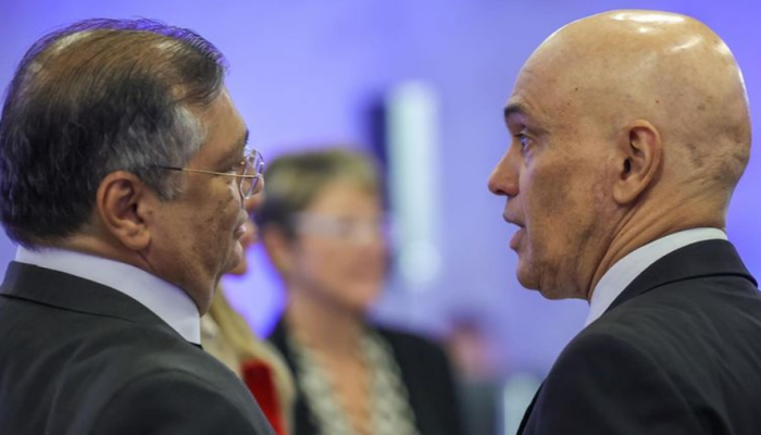 Flávio Dino e Alexandre de Moraes  • Reprodução/Instagram