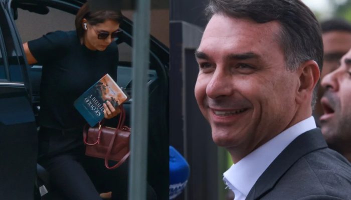 Flavio-Michelle-visitam-Bolsonaro