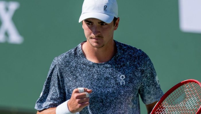 João Fonseca neste sábado (7)  • Foto: Reprodução / ATP Tour