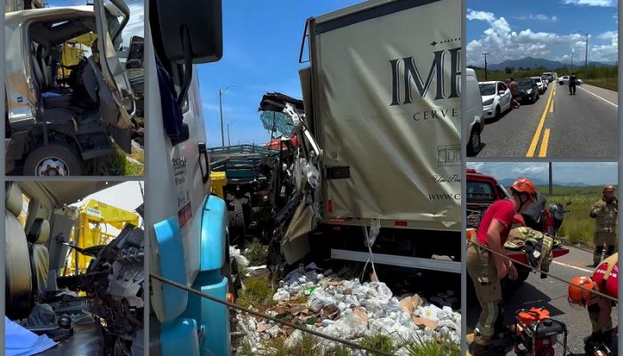 De acordo com informações preliminares apuradas no local, o fato ocorreu quando um caminhão de bebidas colidiu de frente contra um caminhão de carga com guincho no trecho em direção à zona rural da rodovia.