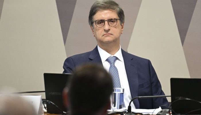 O procurador-geral da República, Paulo Gonet, durante sabatina no Senado  • Foto: Geraldo Mag...