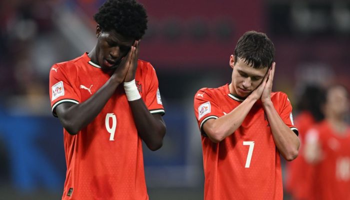 Anísio Cabral celebra gol de Portugal na final da Copa do Mundo Sub-17  • Simon Holmes/Getty ...