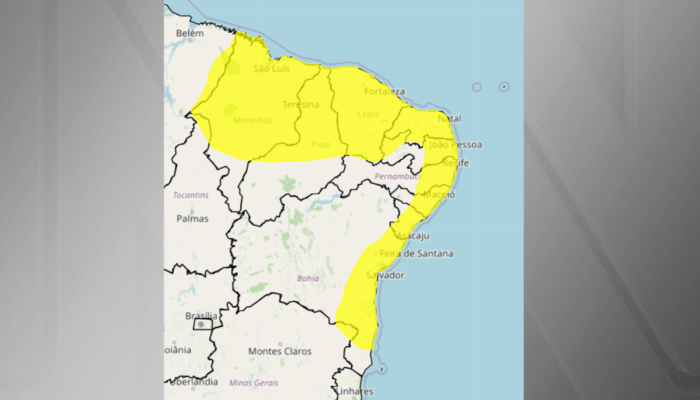Alerta permanece até esta quarta-feira (28)  • Inmet