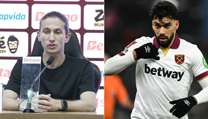 Filipe Luís faz elogios a Paquetá: 'Craque' — Foto: Reprodução e Ben STANSALL / AFP