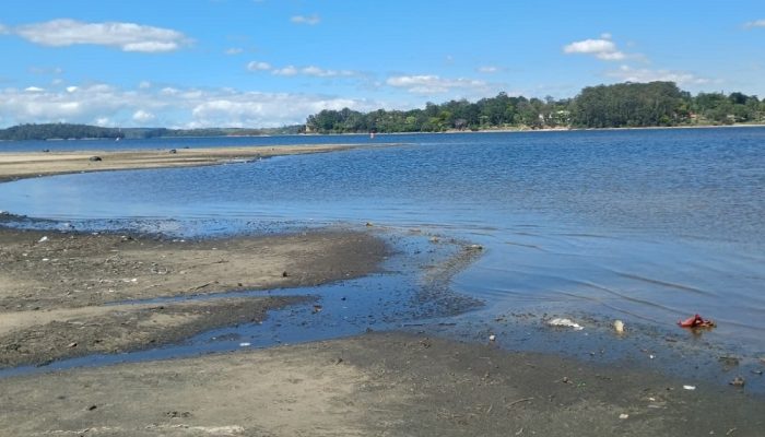 Vista da Represa Guarapiranga, na zona sul de São Paulo, que também abrange partes dos municíp...