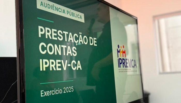 A Prefeitura, por meio do IPREV-CA, realizou a Audiência Pública de Prestação de Contas e Res...