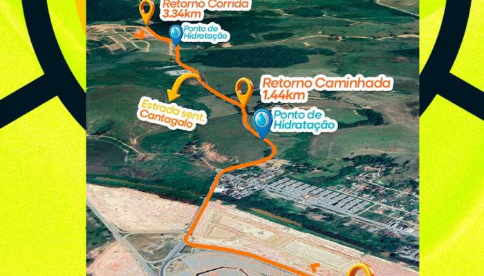 A largada acontece no estacionamento do Shopping Plaza Rio das Ostras.