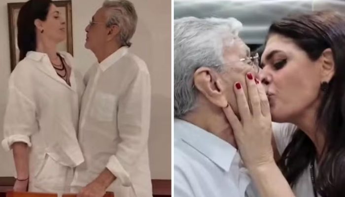 Caetano Veloso celebra 57 anos de Paula Lavigne  • X/Caetano Veloso