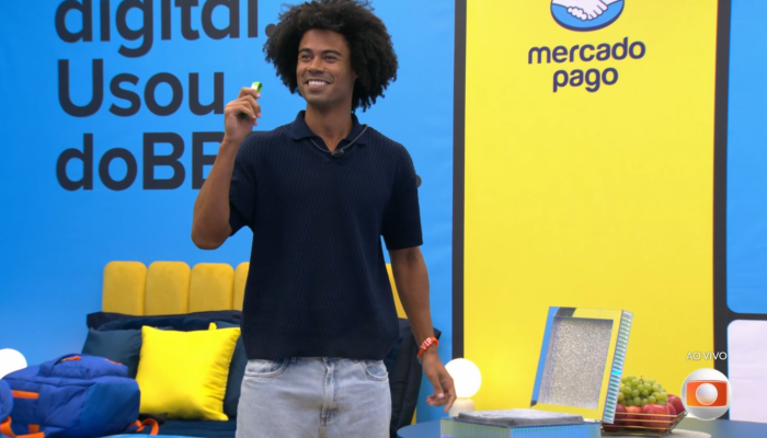 Breno vai para quarto secreto após ser escolhido em paredão falso — Foto: Reprodução/TVGlobo