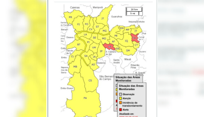Chuva intensa atinge a capital paulista  • CGE
