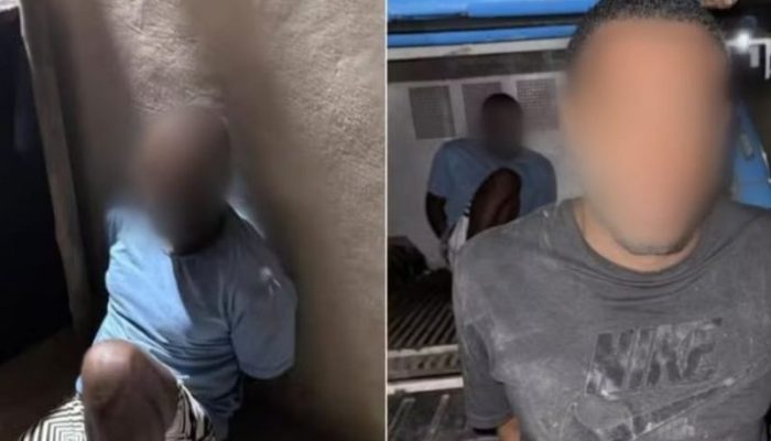 Durante o período em que ficou em cárcere privado, pai e filho exigiram o pagamento de R$ 60 mil para libertar a vítima.