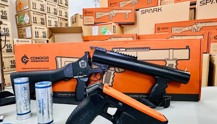 Guarda Municipal de Maricá recebe equipamentos não letais. Foto: Divulgação