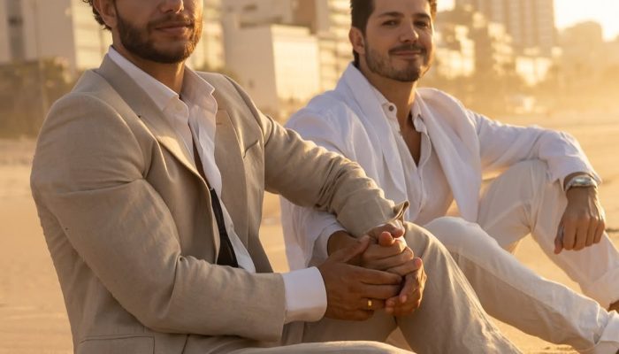 Igor Cosso faz ensaio com noivo antes do casamento — Foto: Reprodução/Instagram