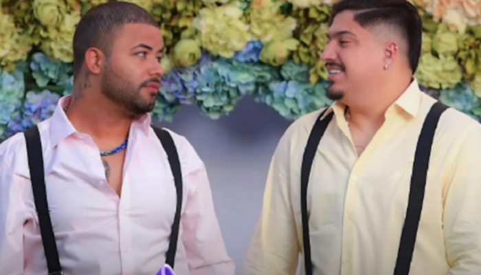 O influenciador digital Hytalo Santos e o marido dele, Israel Nata Vicente