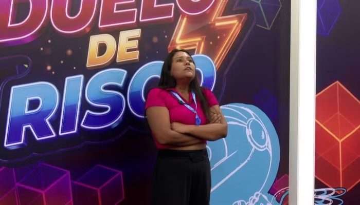 Chaiany durante o Duelo de Risco no BBB 26  • Reprodução/Globo