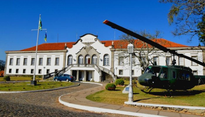 A Escola Preparatória de Cadetes do Ar (Epcar), em Barbacena: curso — Foto: Reprodução