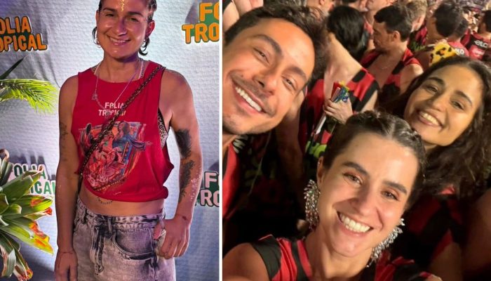 Nanda Costa e Lan Lanh passam carnaval separadas após término — Foto: EXTRA e Reprodução/In...