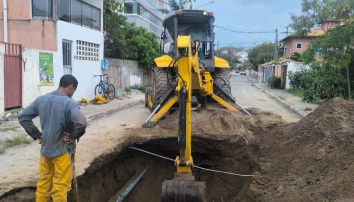 Equipes fizeram a recuperação do sistema de drenagem entre Recreio e Ouro Verde, que sofreu dan...