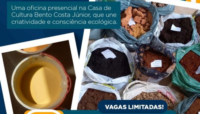 A oficina propõe uma imersão no universo das tintas sustentáveis Foto: Arte