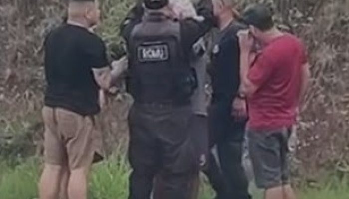 Criança foi socorrida por agentes da Romu e da Patrulha