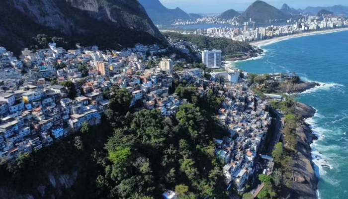O Morro do Vidigal visto de cima — Foto: Custódio Coimbra/Arquivo