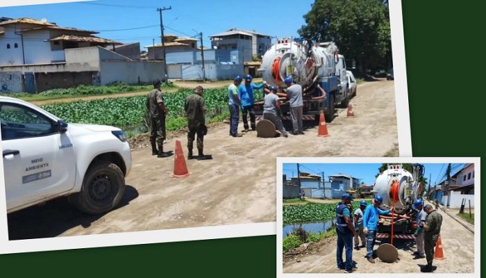 Extravasamento na Avenida Rio Branco atinge canal e expõe falhas na prestação de serviço em Rio das Ostras; SAAE e Procon monitoram irregularidades. Fotos: Divulgação